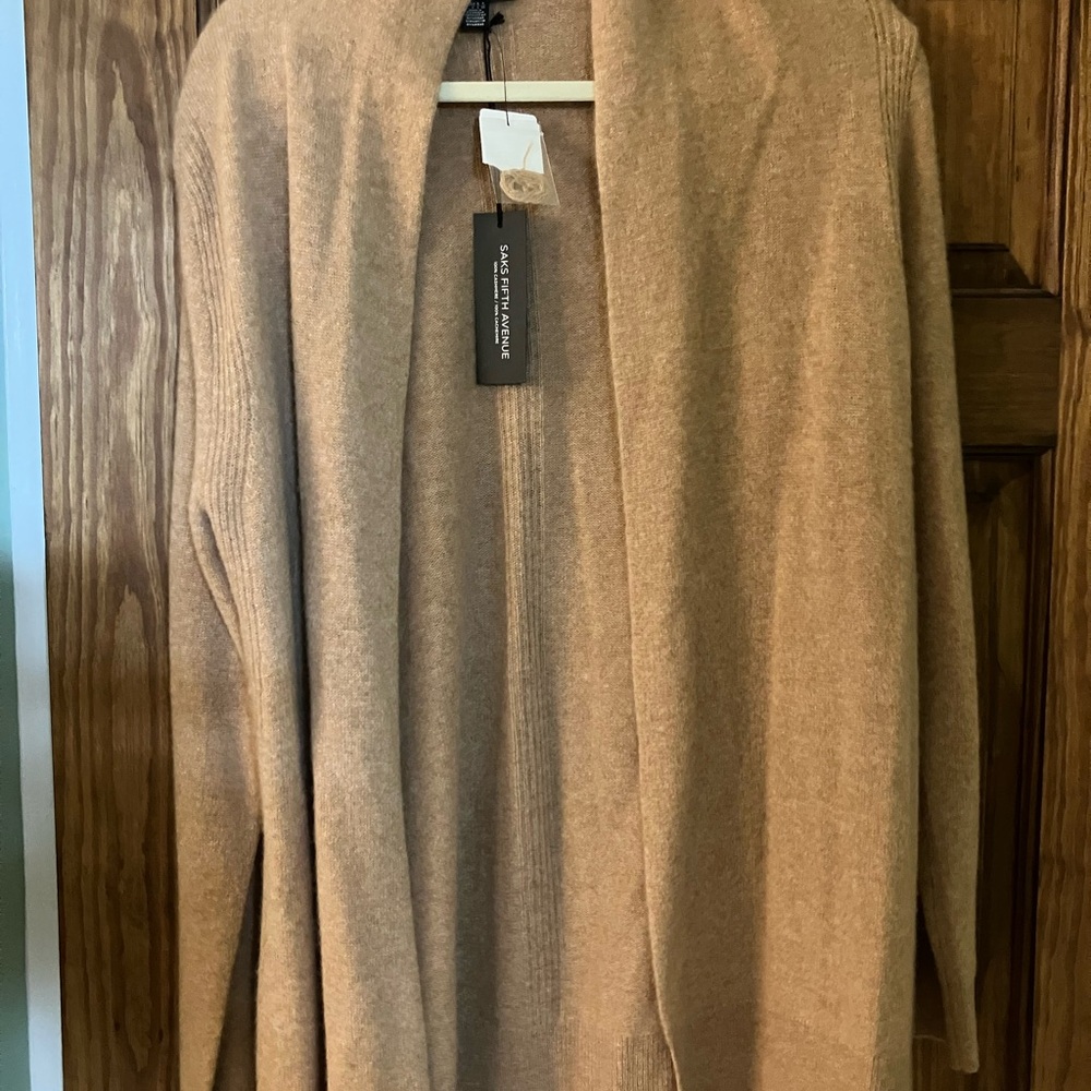 Cashmere cardigan sweater